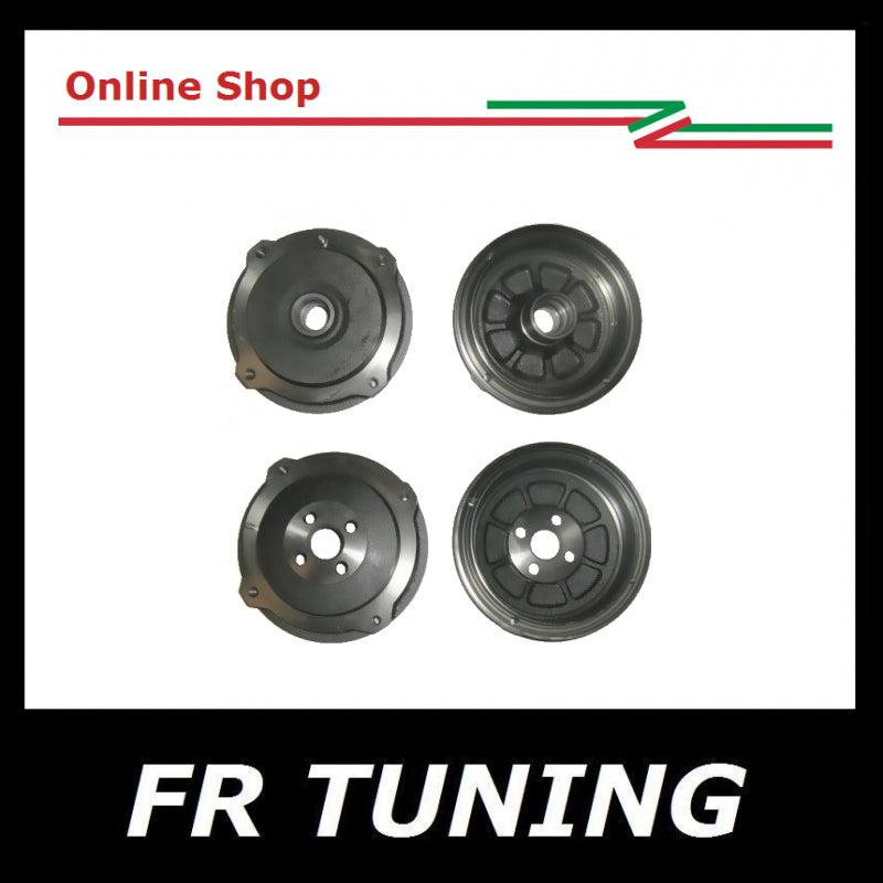 KIT 4 TAMBURI FRENO ANTERIORI E POSTERIORI FIAT 500 N D F L R