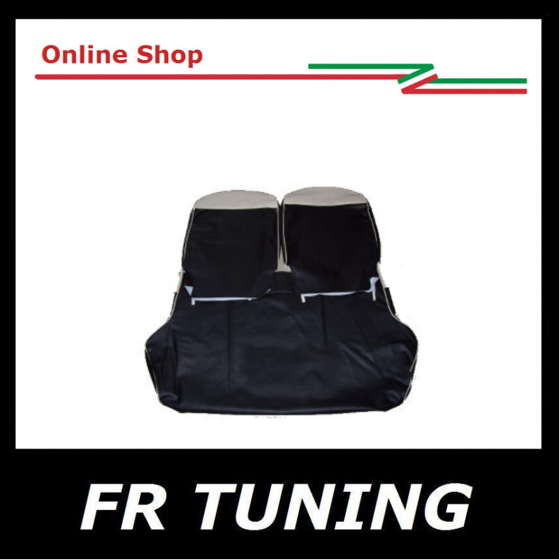 KIT FODERE NERE CON LUNETTA AVORIO IN VIPLA ALTA QUALITÀ FIAT 500 D