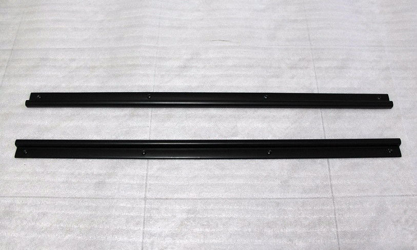 COPPIA BATTITACCO ALLUMINIO ANODIZZATO NERO FIAT 500 L