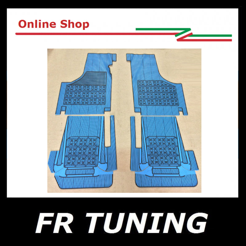 KIT SOVRA TAPPETI IN GOMMA BLU FIAT 500