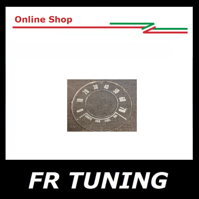 VETRINO CRUSCOTTO PIATTO 70 MPH MIGLIA FIAT 500