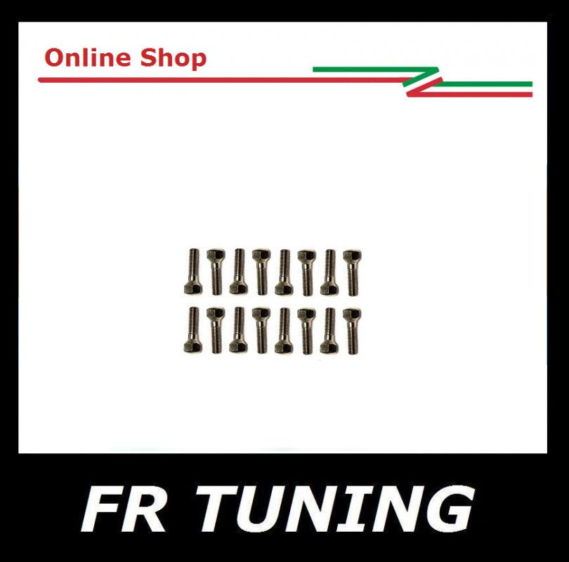 KIT 16 BULLONI CONICI FISSAGGIO CERCHIO IN LEGA FIAT 500