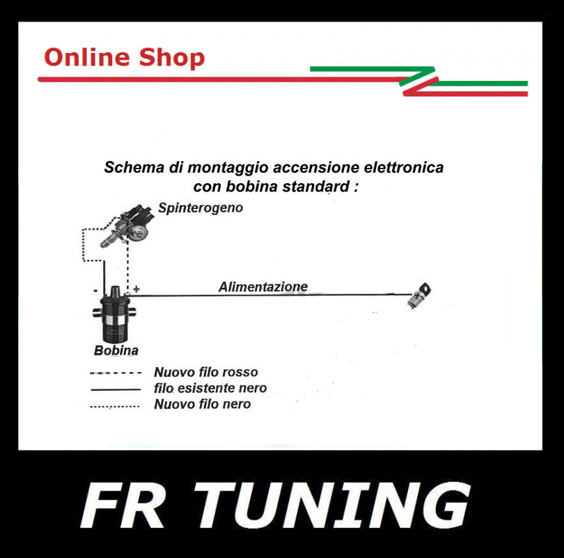 KIT ACCENSIONE ELETTRONICA MODULO IMPULSORE MAGNETICO FIAT 500 - 126