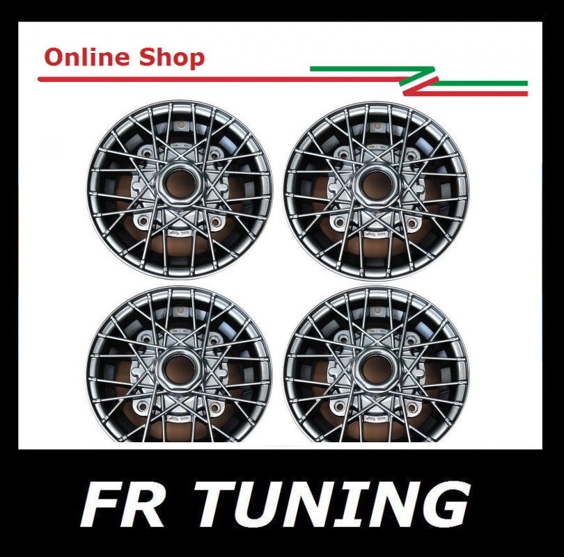 KIT 4 CERCHI IN LEGA RAY ANTRACITE SUPERLOOK 4x190 FIAT 500