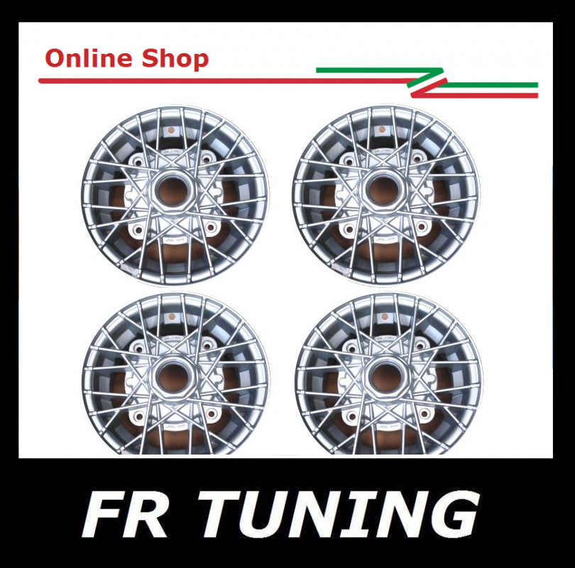 KIT 4 CERCHI IN LEGA RAY GRIGIO SILVER 4x190 FIAT 500