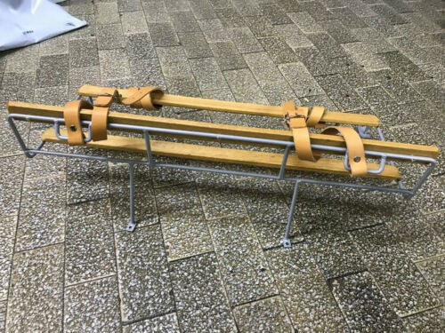 PORTAPACCHI VERNICIATO A POLVERE CON BACCHETTE IN LEGNO FIAT 600