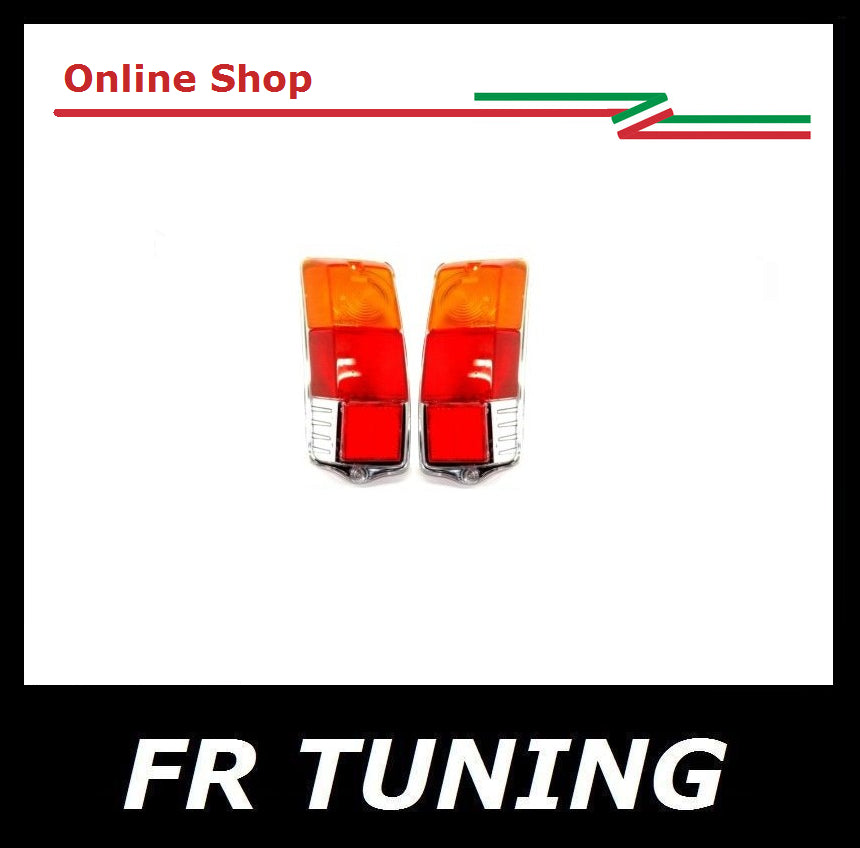 COPPIA PLASTICHE FANALI POSTERIORI MOD. STARS ALTA QUALITA' FIAT 500 F/L/R
