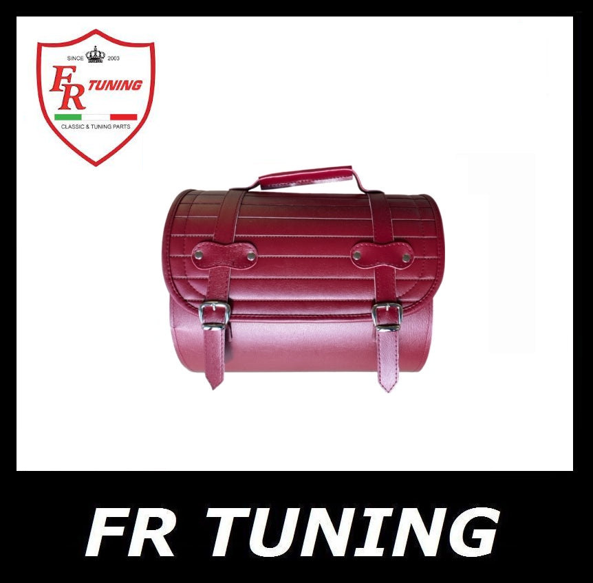 VALIGIA BORDEAUX RIGATA PER PORTAPACCHI POSTERIORE FIAT 500