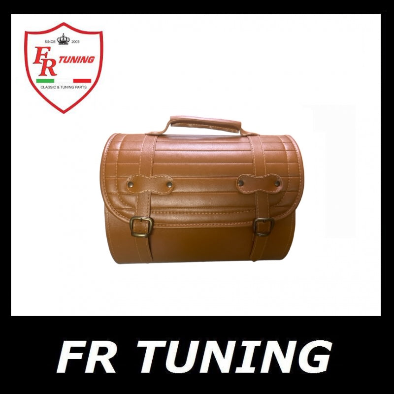 VALIGIA OCRA RIGATA PER PORTAPACCHI POSTERIORE FIAT 500