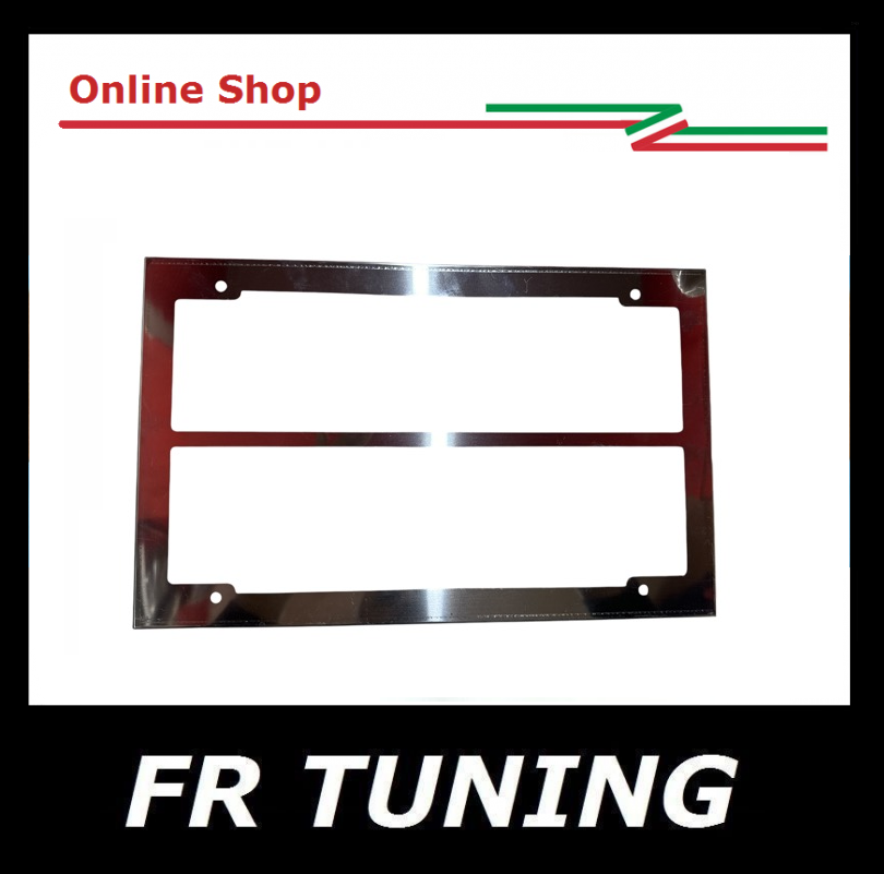 CORNICE PORTATARGA POSTERIORE INOX TARGHE DAL 1975 AL 1983