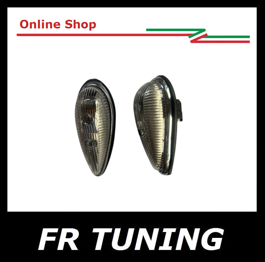 Coppia lucciole frecce laterali a goccia con guarnizioni Fiat 500 N fino a maggio 1959