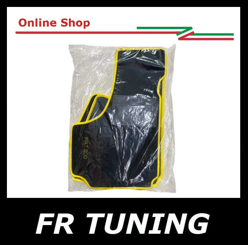 KIT SOVRA TAPPETI FIAT BORDO GIALLO FIAT 500