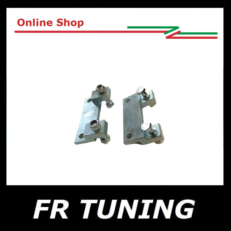 COPPIA STAFFE RIALZO BRACCETTI ANTERIORI PER ASSETTO FIAT 500 D F L