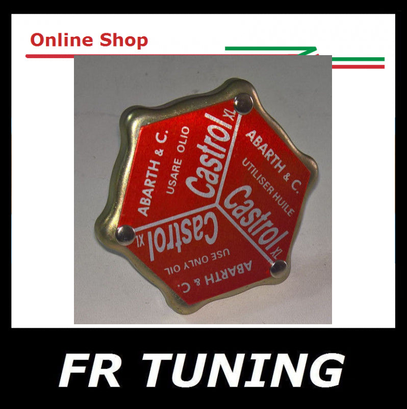 TAPPO OLIO COPERCHIO PUNTERIE ABARTH CASTROL FIAT 500