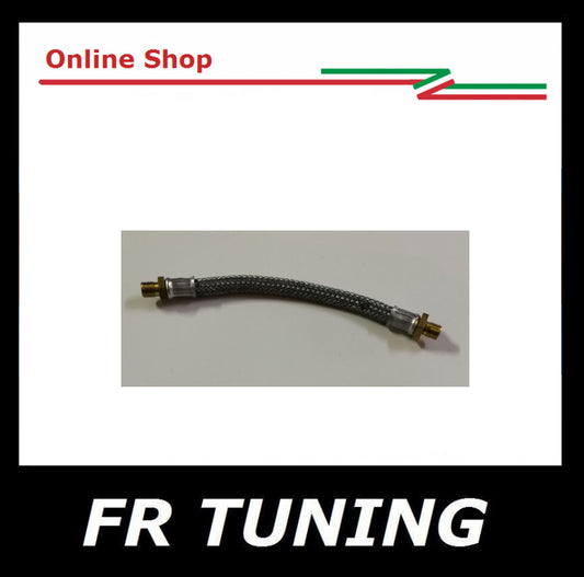 TUBO BENZINA IN TRECCIA METALLICA CON RACCORDI FIAT 500 N D