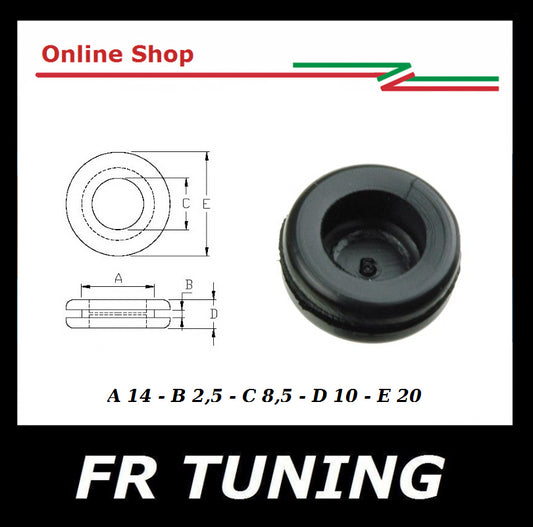 GOMMINO PASSACAVO PER FORO DA 14mm FIAT 500