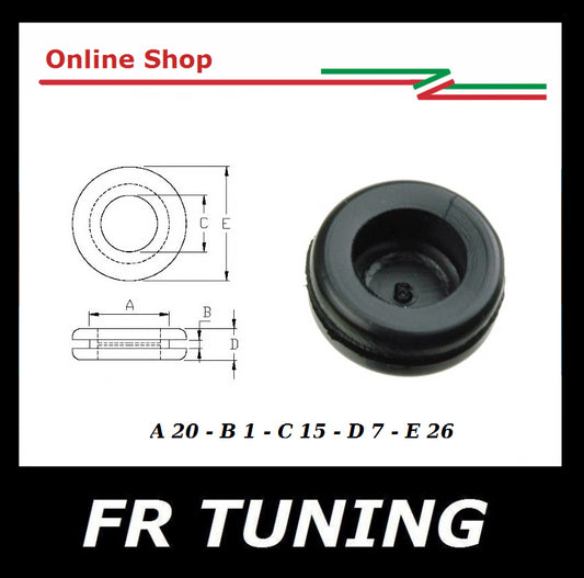 GOMMINO PASSACAVO PER FORO DA 20mm FIAT 500