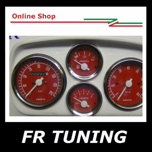 CRUSCOTTO SPORTIVO STRUMENTI ROSSI ABARTH FIAT 500