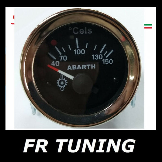 STRUMENTO TEMPERATURA OLIO NERO ABARTH Ø 52 MM FIAT 500