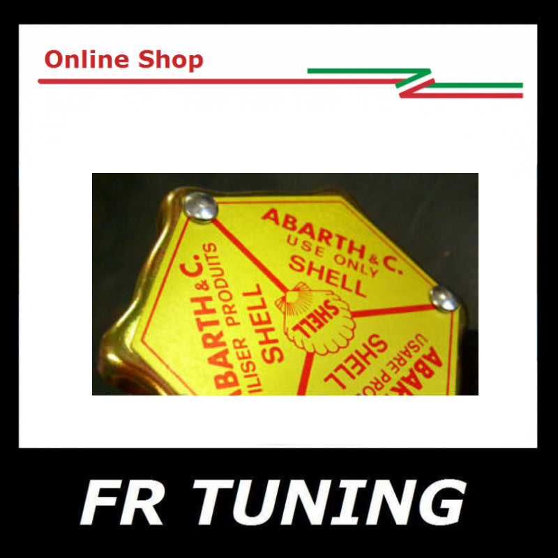 TAPPO OLIO ABARTH SHELL COPERCHIO PUNTERIE FIAT 500