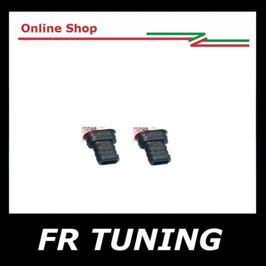 COPPIA TUBETTI NERI SCOLO ACQUA PARABREZZA FIAT 500 R 126