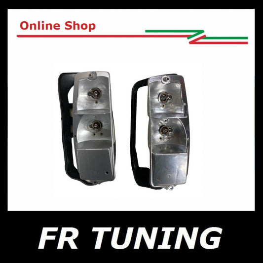 COPPIA CORPI PORTALAMPADE FANALI POSTERIORI CON GUARNIZIONE FIAT 500 F L R