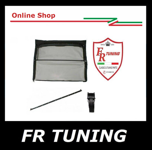 KIT CAPOTE COMPLETA CON MANIGLIA ALLUMINIO E ASTA CON PERNI POSTERIORE PER FIAT 500 F L R