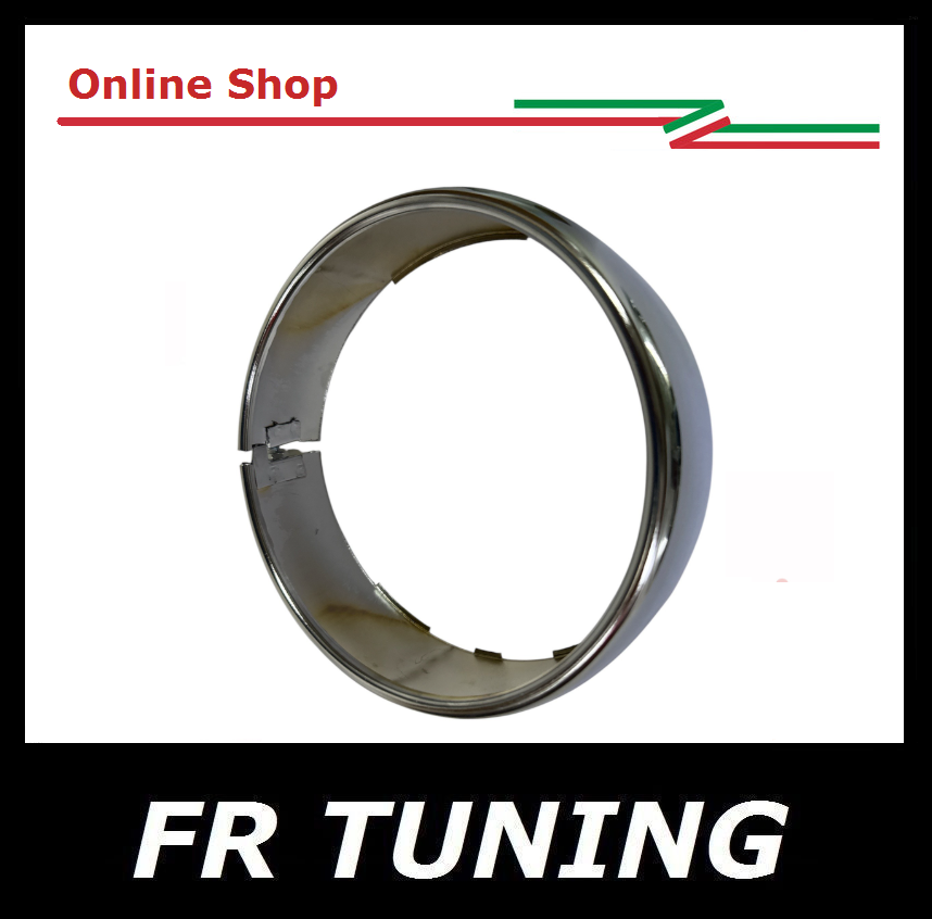 Ghiera faro cromata anteriore destra Fiat 600 E Fanalona
