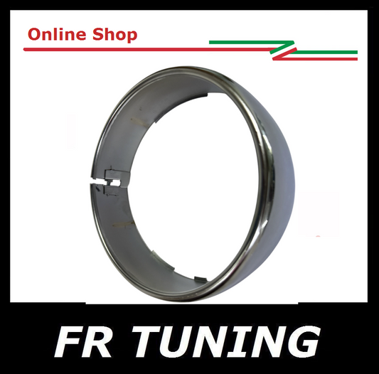 Ghiera faro cromata anteriore sinistra Fiat 600 E Fanalona