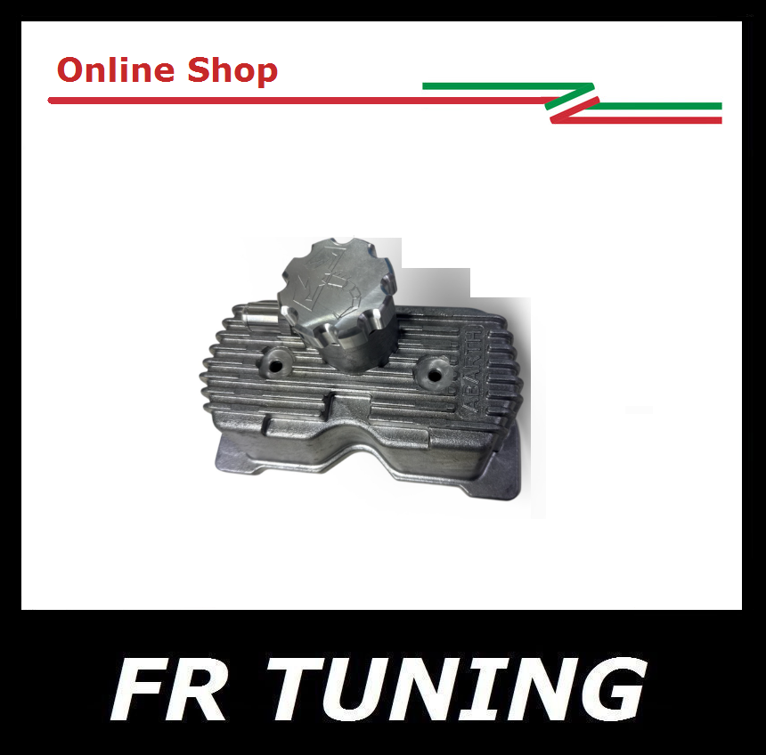 COPERCHIO PUNTERIE ABARTH IN ALLUMINIO CON TAPPO FIAT 500