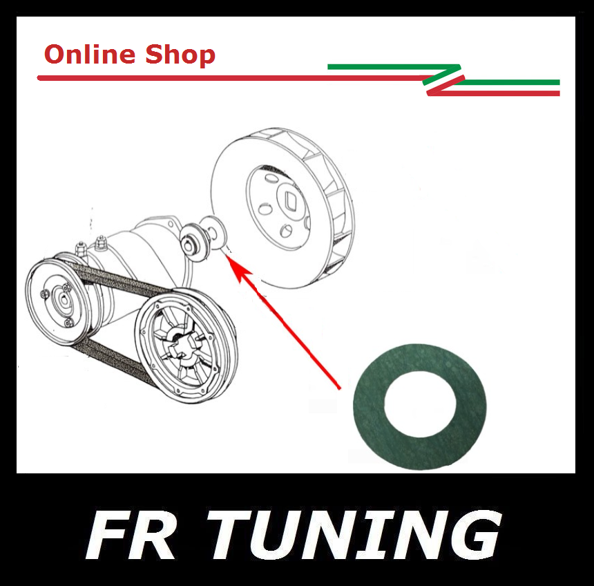 GUARNIZIONE DISTANZIALE COMANDO DINAMO / ALTERNATORE FIAT 500 126